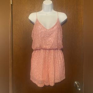Double crazy glittery romper